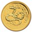 2013 Australia 1/4 oz Gold Lunar Snake BU (Series II)