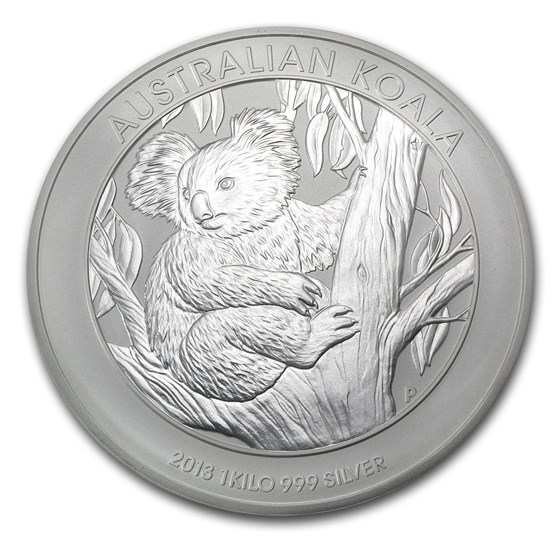 2013 Australia 1 kilo Silver Koala BU