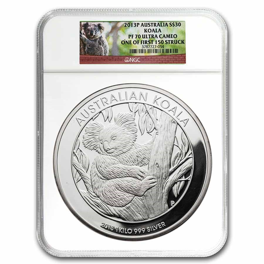 2013 Australia 1 kilo Silver Koala PF-70 NGC (Box & COA)