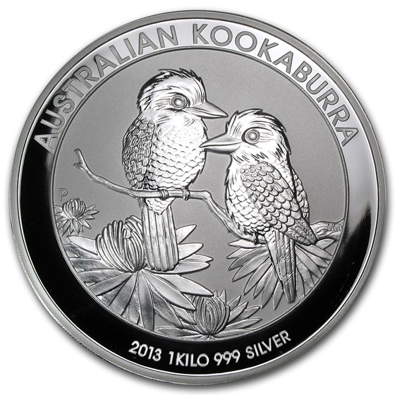 2013 Australia 1 kilo Silver Kookaburra BU 2013 Australia 1 kilo Silver Kookaburra BU