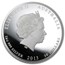 2013 Australia 1 kilo Silver Year of the Snake BU (Colorized)