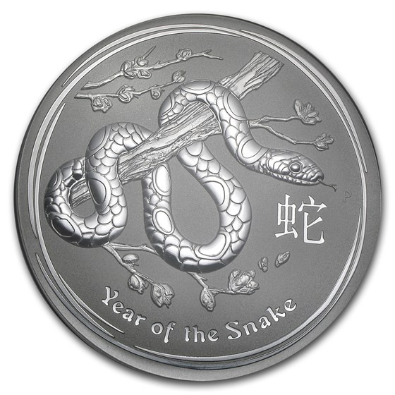 2013 Australia 1 kilo Silver Year of the Snake BU 2013 Australia 1 kilo Silver Year of the Snake BU