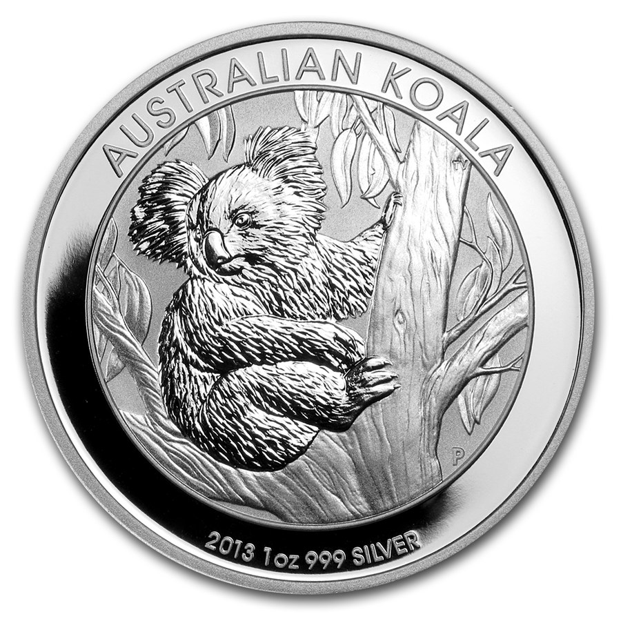 2013 Australia 1 oz Silver Koala BU