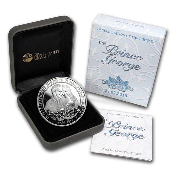 Buy 2013 Australia 1 oz Silver Prince George Proof | APMEX
