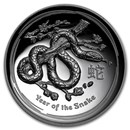 2013 Australia 1 oz Silver Year of the Snake Proof (HR)