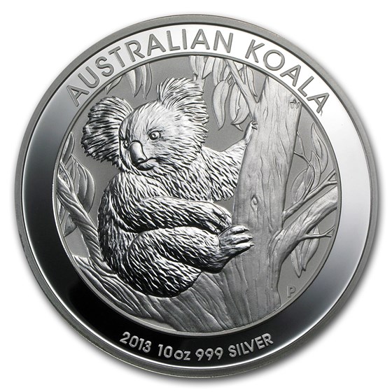 2013 Australia 10 oz Silver Koala BU 2013 Australia 10 oz Silver Koala BU