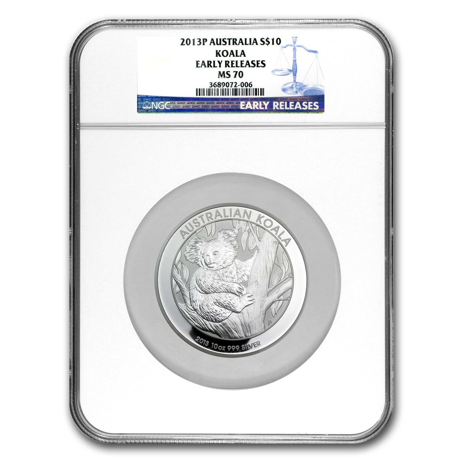 Buy 2013-P Australia 10 oz Silver Koala MS-70 NGC (Early Releases