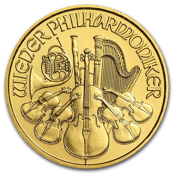 2013 Austria 1/10 oz Gold Philharmonic BU 2013 Austria 1/10 oz Gold Philharmonic BU