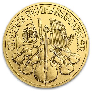 2013 Austria 1/2 oz Gold Philharmonic BU