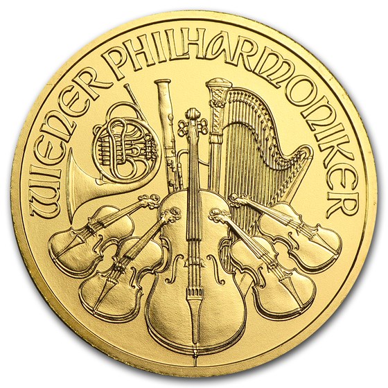 2013 Austria 1/4 oz Gold Philharmonic BU 2013 Austria 1/4 oz Gold Philharmonic BU