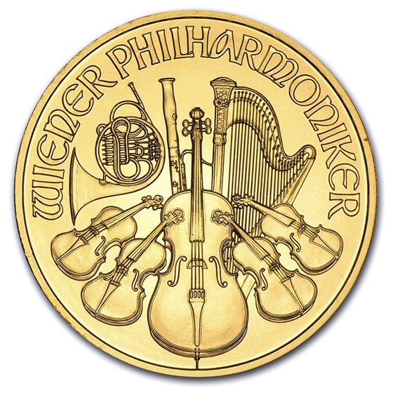 2013 Austria 1 oz Gold Philharmonic BU