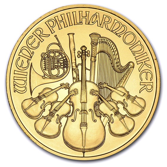 2013 Austria 1 oz Gold Philharmonic BU 2013 Austria 1 oz Gold Philharmonic BU