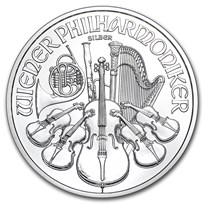 2013 Austria 1 oz Silver Philharmonic BU
