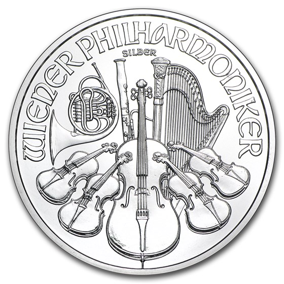 2013 Austria 1 oz Silver Philharmonic BU