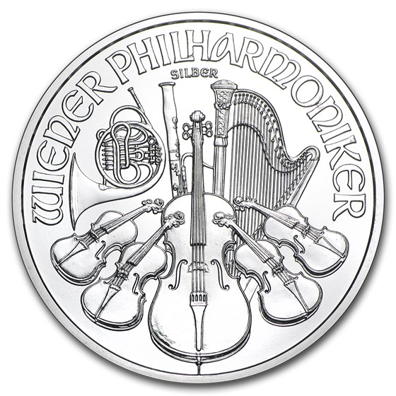 2013 Austria 1 oz Silver Philharmonic BU 2013 Austria 1 oz Silver Philharmonic BU