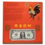 2013 (B-New YorK) $1 FRN CU(Fr#3001-B) Lucky Money Note Rooster