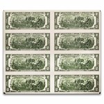 2013 (C-Philadelphia) $2 FRN CU (Fr#1940-C) 8 Note Uncut sheet