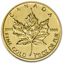 2013 Canada 1/10 oz Gold Maple Leaf BU