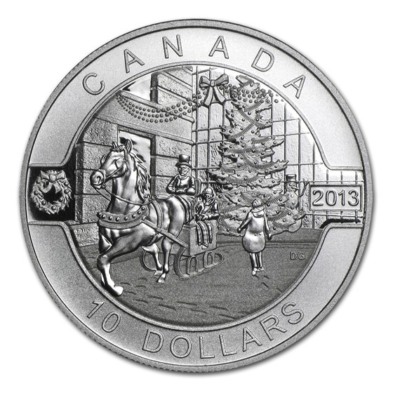 2013 Canada 1/2 oz Silver $10 Holiday Season 2013 Canada 1/2 oz Silver $10 Holiday Season