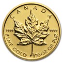 2013 Canada 1/20 oz Gold Maple Leaf BU