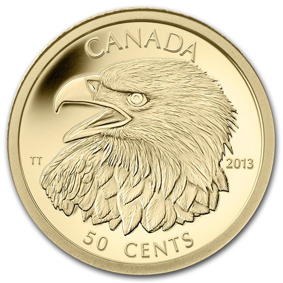 2013 Canada 1/25 oz Proof Gold $0.50 Bald Eagle (Coin Only) 2013 Canada 1/25 oz Proof Gold $0.50 Bald Eagle (Coin Only)