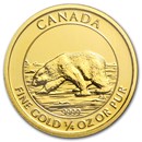 2013 Canada 1/4 oz Gold $10 Polar Bear BU
