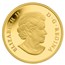 2013 Canada 1/4 oz Proof Gold $25 Arctic Fox