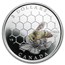 2013 Canada 1/4 oz Silver $3 Animal Architects Bee & Hive