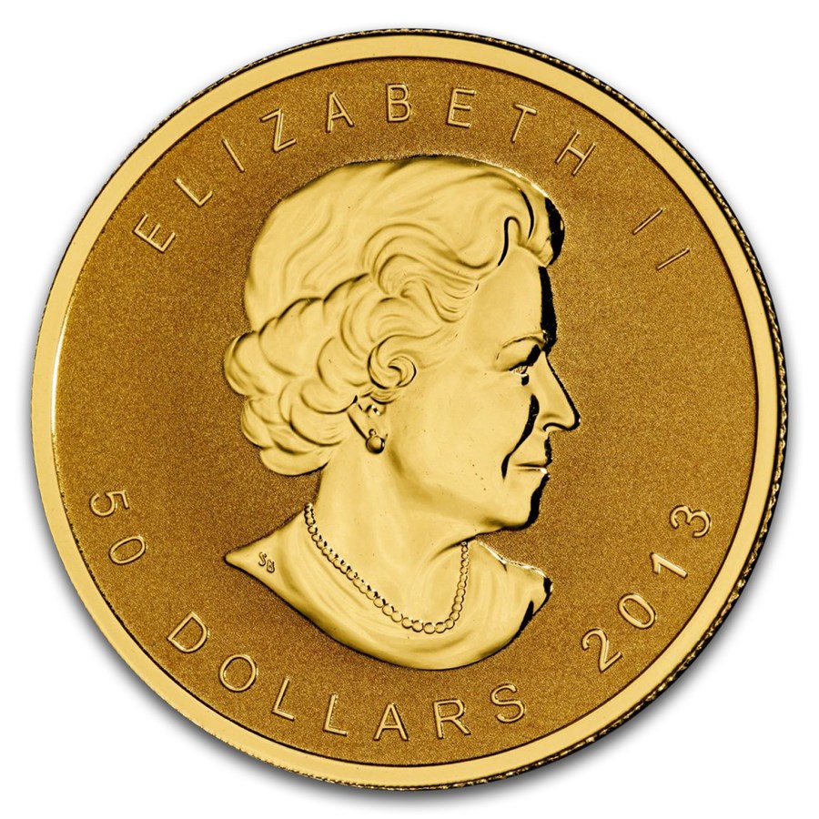 2013 Canada 1 oz Reverse Proof Gold Maple Leaf PR-69 PCGS