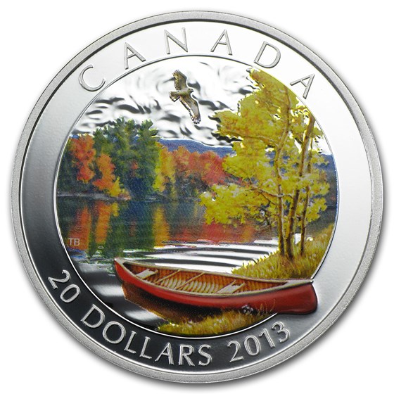 2013 Canada 1 oz Silver $20 Autumn Bliss 2013 Canada 1 oz Silver $20 Autumn Bliss
