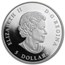 2013 Canada 1 oz Silver Maple Leaf (25th Anniv, HR, Piedfort)