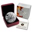 2013 Canada 1 oz Silver Maple Leaf (25th Anniv, HR, Piedfort)