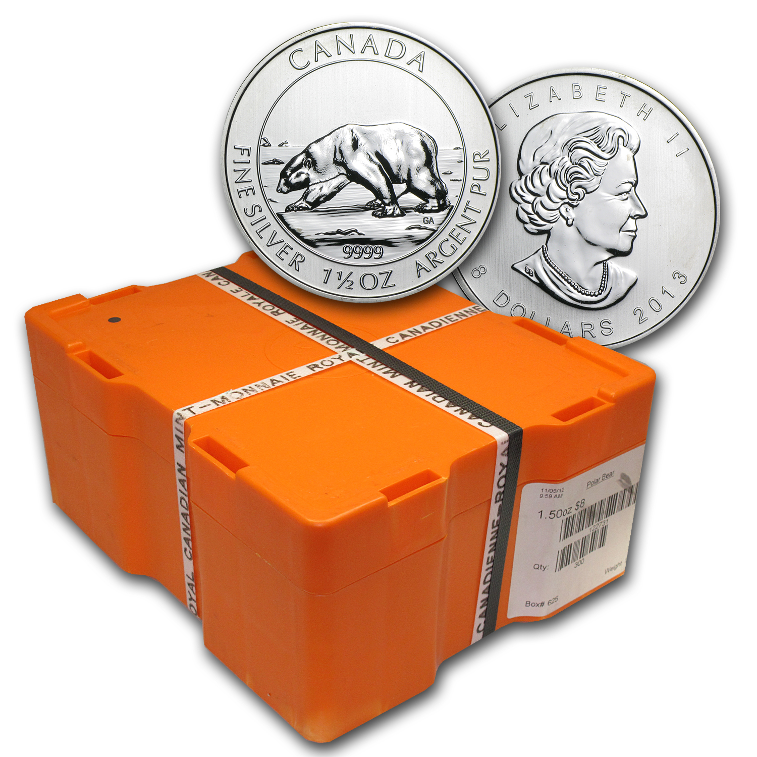 Buy 2013 Canada 300-Coin 1.5 oz Silver $8 Polar Bear (Sealed Box
