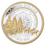 2013 Canada 7-Coin Silver Arctic Expedition Proof Set