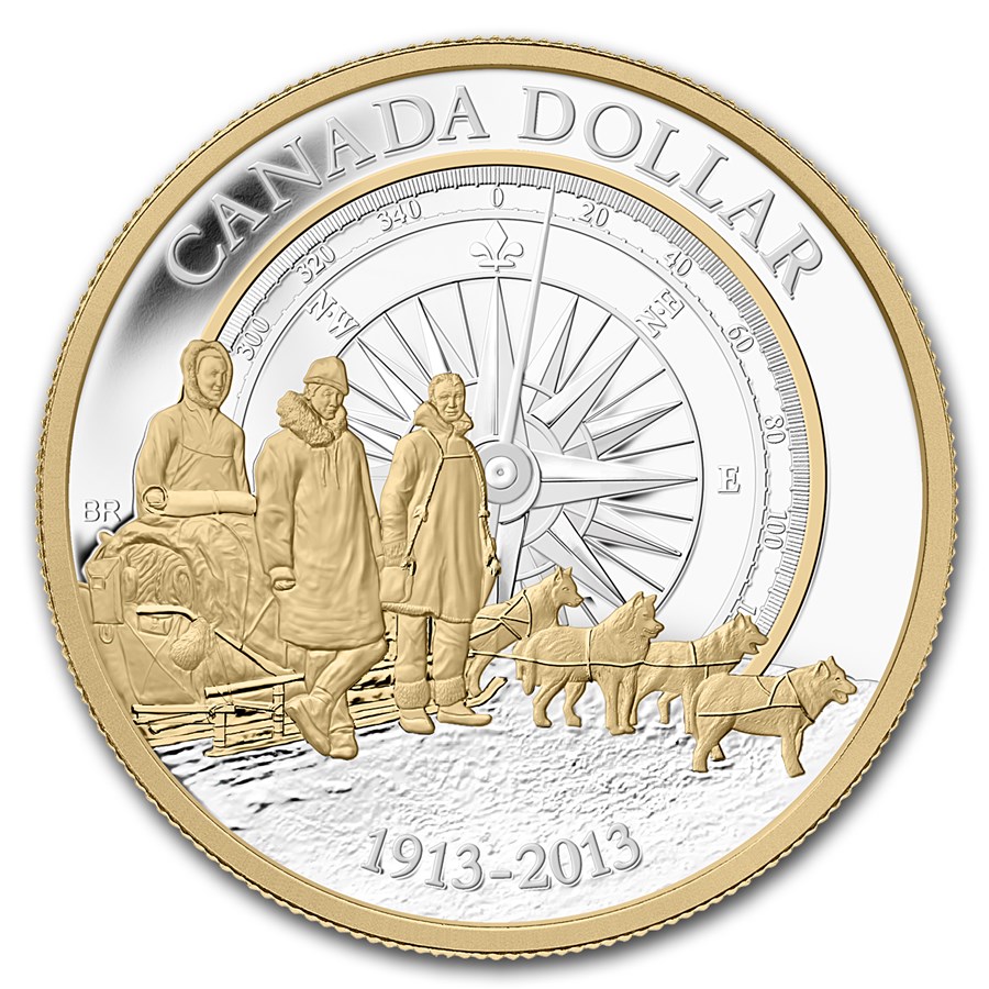 2013 Canada 7-Coin Silver Arctic Expedition Proof Set