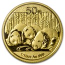 2013 China 1/10 oz Gold Panda BU (Sealed)