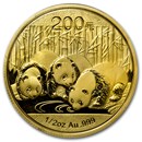 2013 China 1/2 oz Gold Panda BU (Sealed)