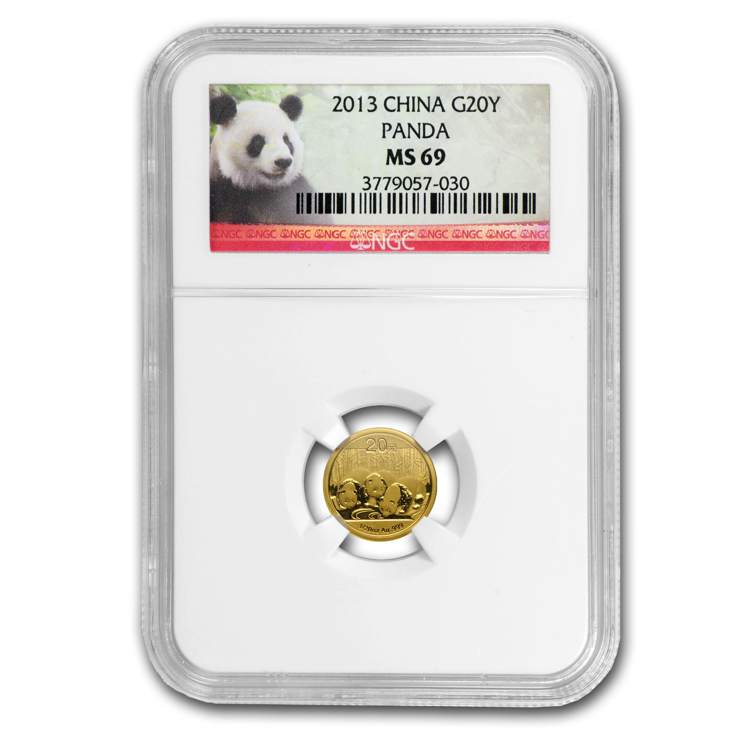 Buy 2013 China 1/20 oz Gold Panda MS-69 NGC | APMEX