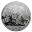 2013 China 1 oz Silver Panda MS-69 NGC
