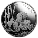 2013 China 5 oz Silver Panda Long Beach Commem (Box & COA)