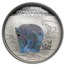 2013 Cook Islands Silver Wildlife Conservation Polar Bear Prism