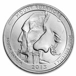 2013-D ATB Quarter Mount Rushmore 40-Coin Roll BU (Mint Wrapped)