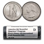 2013-D ATB Quarter Perry Memorial 40-Coin Roll BU (Mint Wrapped)