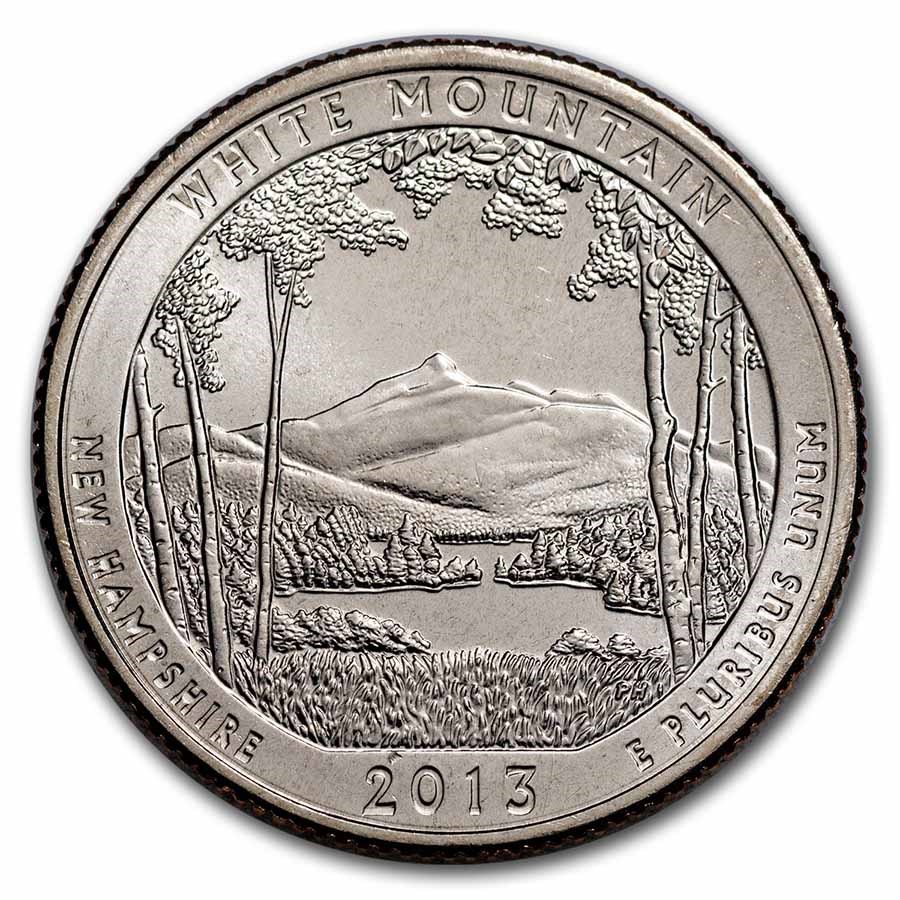 2013-D ATB Quarter White Mountain National Forest BU