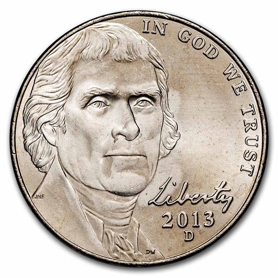 2013-D Jefferson Nickel BU 2013-D Jefferson Nickel BU
