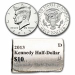 2013-D Kennedy Half Dollar 20-Coin Mint Roll BU (Mint Wrapped)