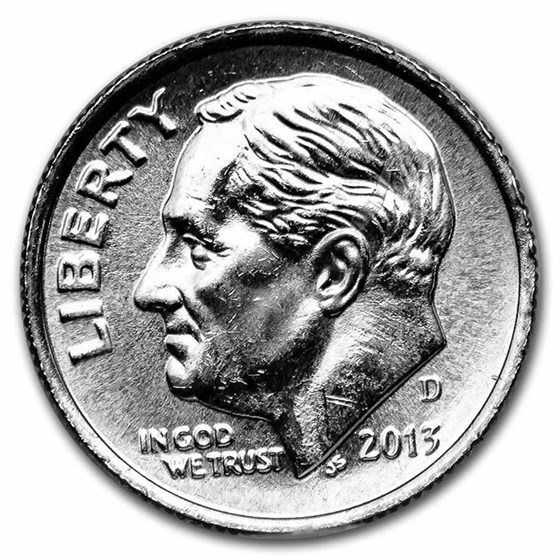 2013-D Roosevelt Dime BU 2013-D Roosevelt Dime BU