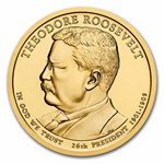 2013-D Theodore Roosevelt 25-Coin Presidential Dollar Roll BU