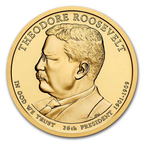 2013-D Theodore Roosevelt Presidential Dollar BU 2013-D Theodore Roosevelt Presidential Dollar BU
