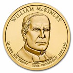2013-D William McKinley 25-Coin Presidential Dollar Roll BU